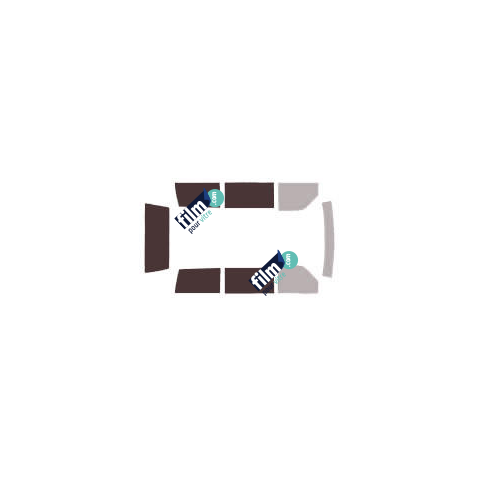 Kit film solaire prédécoupé Gmc Safari long 5 portes (1985 - 2005)