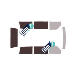 Kit film solaire prédécoupé Gmc Safari long 5 portes (1985 - 2005)