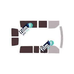 Kit film solaire prédécoupé Gmc Savana Van 6 portes (1996 - 2009)