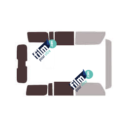 Kit film solaire prédécoupé Hummer H3 5 portes (2005 - 2011)