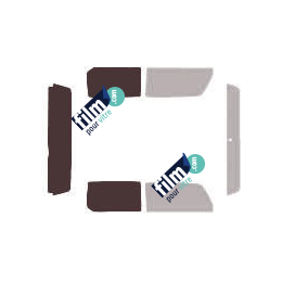 Kit film solaire prédécoupé Hummer H3 T 4 portes (2007 - 2011)