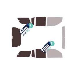 Kit film solaire prédécoupé Isuzu Ascender ext 5 portes (2003 - 2009)