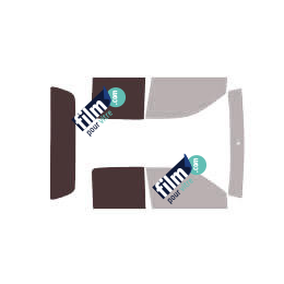 Kit film solaire prédécoupé Isuzu i-Series Crew Cab 4 portes (2006 - 2008)