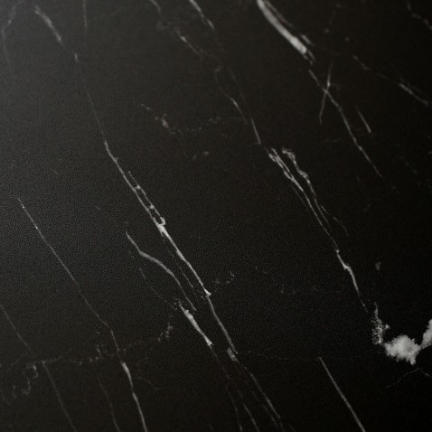 Sticker décoratif pour rénovation de mobilier effet Marbre Noir Cendré