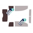 Kit film solaire prédécoupé MicroCar MC-1 hayon 3 portes (2003 - 2011)
