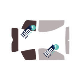 Kit film solaire prédécoupé MicroCar M-Go hayon 3 portes (2008 - 2015)