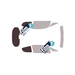 Kit film solaire prédécoupé Mitsubishi Colt (8) phase 2 hayon 3 portes (2009 - 2012)