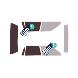 Kit film solaire prédécoupé Pontiac 6000 berline 4 portes (1982 - 1998)