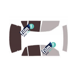 Kit film solaire prédécoupé Pontiac Grand Am (4) berline 4 portes (1992 - 1998)