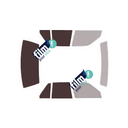 Kit film solaire prédécoupé Pontiac Sunbird berline 4 portes (1988 - 1994)