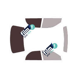 Kit film solaire prédécoupé Subaru Impreza (2) berline 4 portes (2000 - 2007)