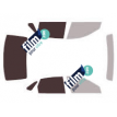 Kit film solaire prédécoupé Subaru Impreza (3) berline 4 portes (2008 - 2013)