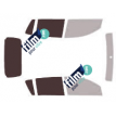 Kit film solaire prédécoupé Subaru Justy hayon 5 portes (2007 - 2010)