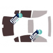 Kit film solaire prédécoupé Subaru Outback (4) berline 4 portes (2009 - 2014)