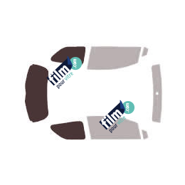 Kit film solaire prédécoupé Daihatsu Charade (3) hayon 3 portes (2011 - 2013)