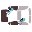 Kit film solaire prédécoupé Acura ILX Berline 4 portes (2012 - 2020)
