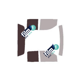 Kit film solaire prédécoupé Gmc Sierra (4) double cabine pick-up 4 portes (2013 - 2018)