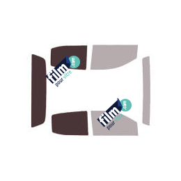 Kit film solaire prédécoupé Chevrolet Colorado (2) Crew cab pick-up 4 portes (2013 - 2023)