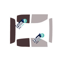 Kit film solaire prédécoupé Gmc Canyon (2) Crew cab pick-up 4 portes (2013 - 2023)