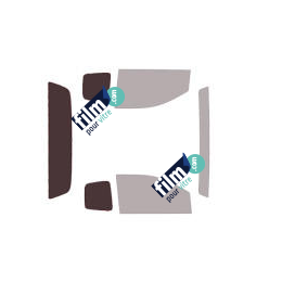 Kit film solaire prédécoupé Gmc Canyon (2) ext cab pick-up 4 portes (2013 - 2023)