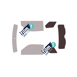 Kit film solaire prédécoupé Ligier JS 50 hayon 3 portes (depuis 2014)