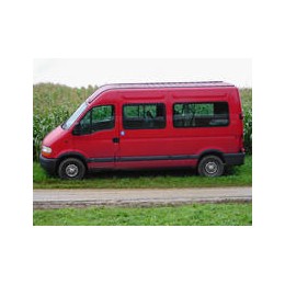 Kit film solaire prédécoupé Iveco Daily (3) moyen minibus 5 portes (1999 - 2014) vitres coulissantes