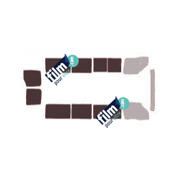 Kit film solaire prédécoupé Iveco Daily (3) long minibus 5 portes (1999 - 2014) vitres coulissantes