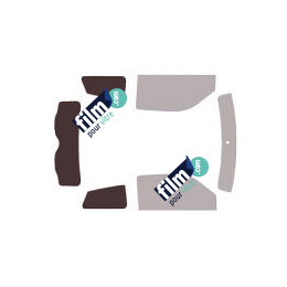 Kit film solaire prédécoupé Ligier JS 50 L Hayon 3 portes (depuis 2015)