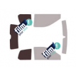 Kit film solaire prédécoupé MicroCar M-Go Hayon 3 portes (depuis 2015)