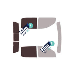 Kit film solaire prédécoupé Chevrolet Silverado (4) Crew Cab pick-up 4 portes (depuis 2018) lunette 3 parties