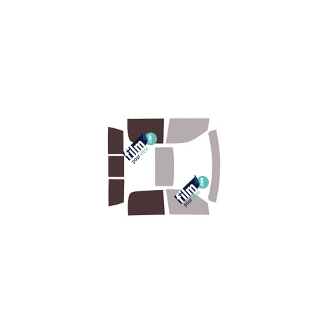 Kit film solaire prédécoupé Dodge Ram (5) Classic Crew Cab pick-up 4 portes (depuis 2018) lunettes en 3 parties