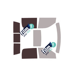 Kit film solaire prédécoupé Dodge Ram (5) Classic Crew Cab pick-up 4 portes (depuis 2018) lunettes en 3 parties