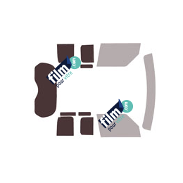 Kit film solaire prédécoupé Land Rover Defender (3) 90 court 3 portes (depuis 2019) petites vitres