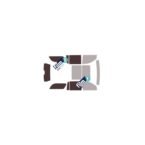 Kit film solaire prédécoupé Gmc Yukon (5) XL hayon 5 portes (depuis 2020) Long