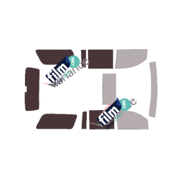 Kit film solaire prédécoupé Chevrolet Tahoe (4) XL hayon 5 portes (2014 - 2020)