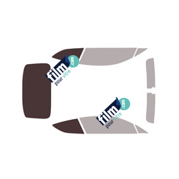 Kit film solaire prédécoupé Bentley Continental (2) GT coupé 2 portes (depuis 2018)