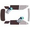 Kit film solaire prédécoupé Kia Grand Carnival (4) hayon 5 portes (depuis 2021)