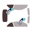Kit film solaire prédécoupé Bmw Serie 4 / i4 (2) Cabriolet 2 portes (depuis 2021)
