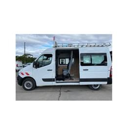 Kit film solaire prédécoupé Renault Master (3) L2/L3/L4 utilitaire 5 portes (2010 - 2019) Cabine rallongée.1 porte latérale et vitres coulissantes