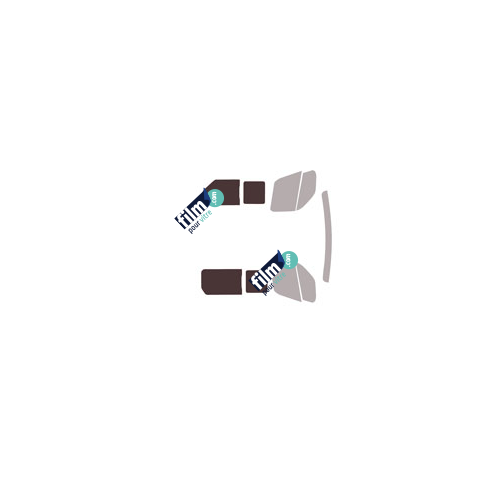 Kit film solaire prédécoupé Renault Master (3) L2/L3/L4 utilitaire 5 portes (2010 - 2019) Cabine rallongée.1 porte latérale et vitres coulissantes