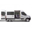 Kit film solaire prédécoupé Renault Master (3) L1 / L2/ L3/ L4 utilitaire 5 portes (depuis 2019) 1 porte latérale avec 2 vitres latérales et 2 portes AR