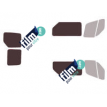 Kit film solaire prédécoupé Renault Master (3) L1 / L2/ L3/ L4 utilitaire 6 portes (depuis 2019) 2 portes latérales avec 2 vitres latérales et 2 portes arrières