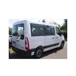 Kit film solaire prédécoupé Renault Master (3) L2 minibus 6 portes (depuis 2019) tout vitré avec 2 portes latérales et vitres fixes