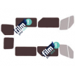 Kit film solaire prédécoupé Renault Master (3) L2 minibus 6 portes (depuis 2019) tout vitré avec 2 portes latérales et vitres fixes