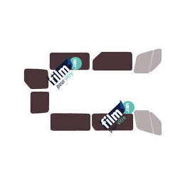 Kit film solaire prédécoupé Renault Master (3) L2 minibus 5 portes (depuis 2019) tout vitré avec 1 portes latérales et vitres fixes