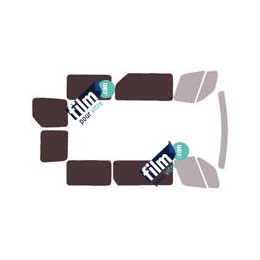 Kit film solaire prédécoupé Renault Master (3) L1 minibus 5 portes (depuis 2019) 1 porte latérale avec vitres fixes