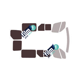 Kit film solaire prédécoupé Renault Master (3) L1 minibus 6 portes (depuis 2019) 2 portes latérales avec vitres ouvrantes