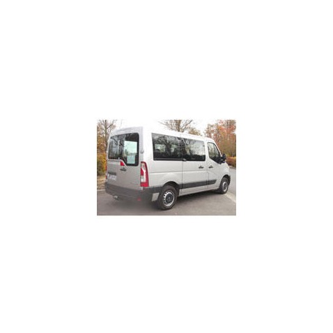 Kit film solaire prédécoupé Renault Master (3) L1 minibus 6 portes (depuis 2019) 2 portes latérales avec vitres fixes