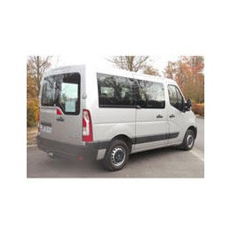 Kit film solaire prédécoupé Renault Master (3) L1 minibus 6 portes (depuis 2019) 2 portes latérales avec vitres fixes