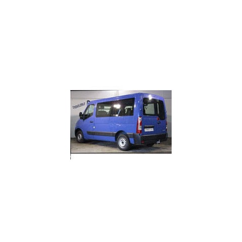 Kit film solaire prédécoupé Renault Master (3) L2 minibus 5 portes (depuis 2019) 1 porte latérale avec vitres ouvrantes